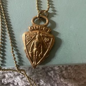 Authentic Vintage  Gucci Man of Honor Pendant and chain